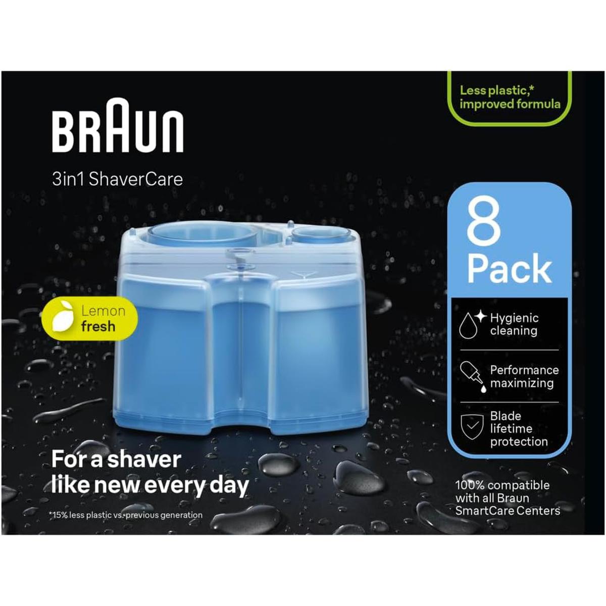 Braun Clean and Renew Refill Cartridges CCR, 8 Pack - Healthxpress.ie