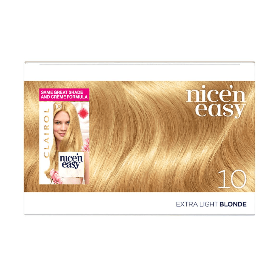 Clairol Nice N Easy Crème Natural Permanent Hair Dye - 10 Extra Light Blonde
