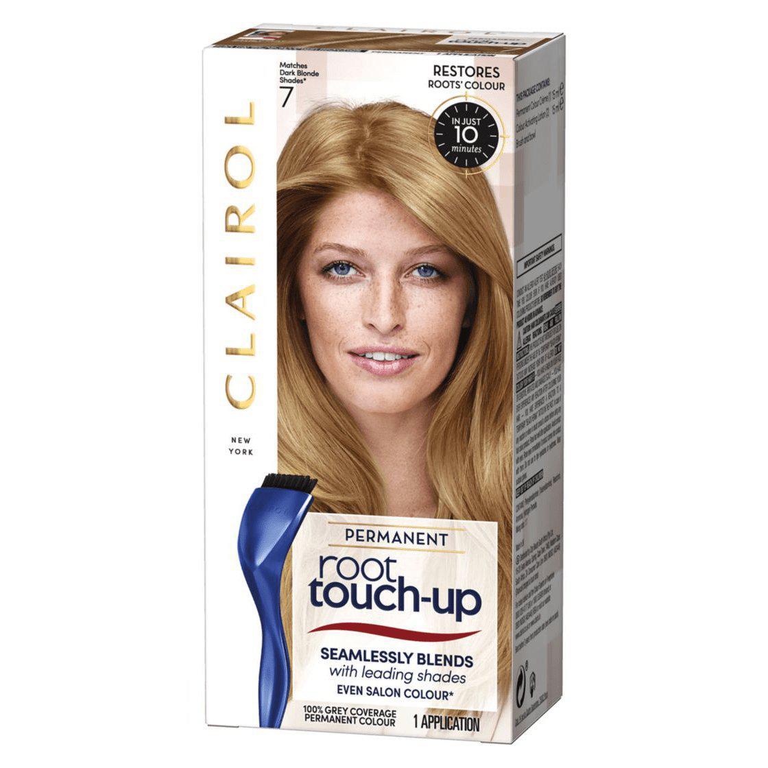 Clairol Nice N Easy Permanent Root Touch-Up - 100% Grey Coverage, 7 Dark Blonde - Healthxpress.ie