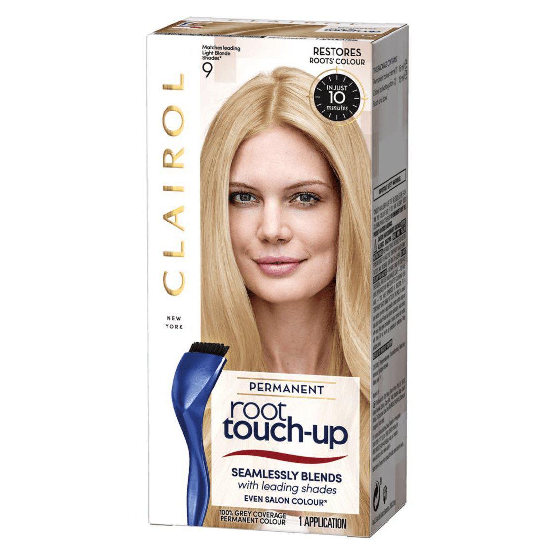 Clairol Nice N Easy Permanent Root Touch-Up - 100% Grey Coverage, 9 Light Blonde - Healthxpress.ie