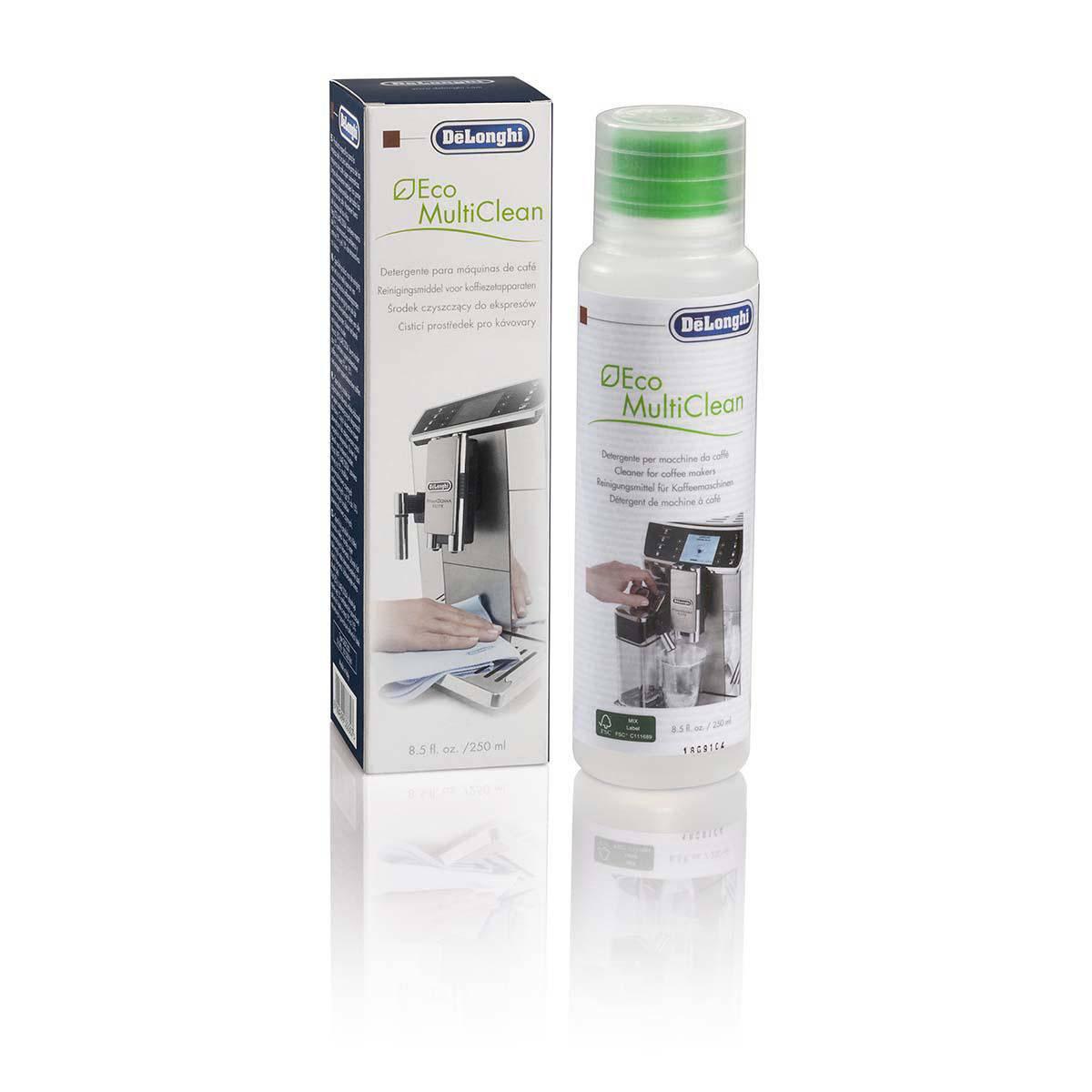Delonghi DLSC550 Eco MultiClean Milk System Cleaner - Protects/Degreases, 250ml - Healthxpress.ie