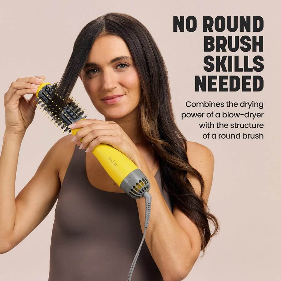 Drybar Half Shot Blow Dryer Brush - 3.8cm Round Barrel