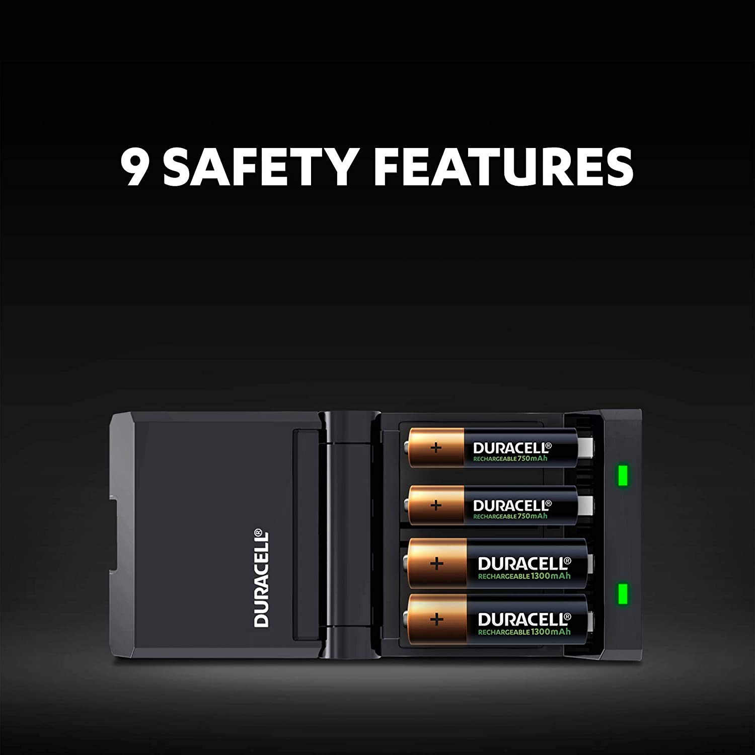 Duracell 45 minutes Battery Charger with 2 AA and 2 AAA - Healthxpress.ie
