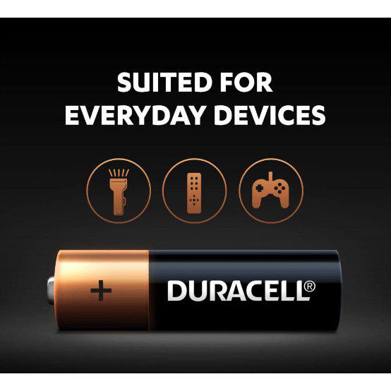 Duracell Plus Power Alkaline AAA Battery - Lasts Up to 50% Longer - Pack of 4 - Healthxpress.ie