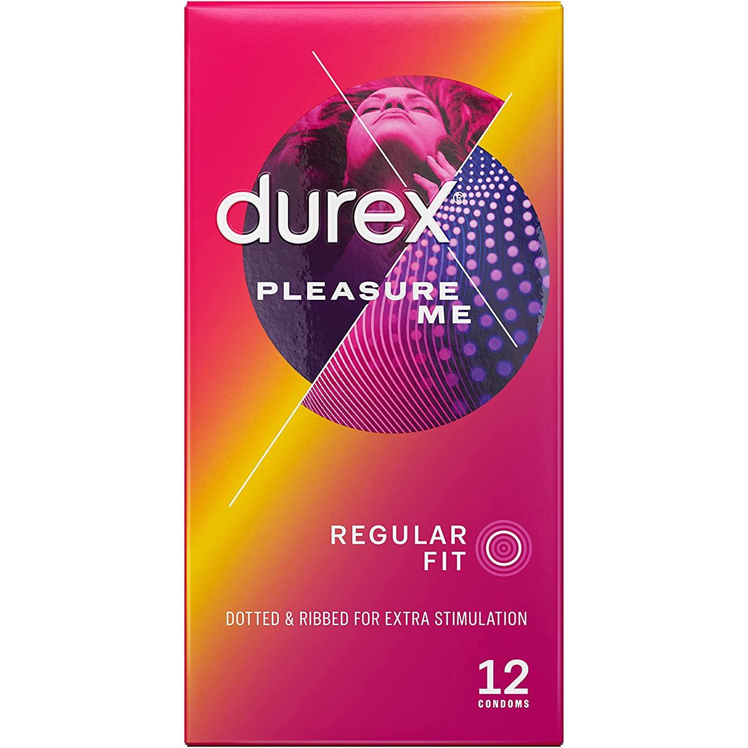 Durex Pleasure Me Condoms, Pack of 12
