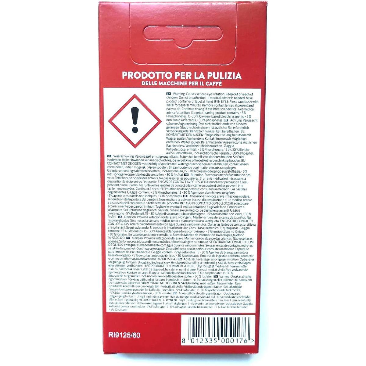 Gaggia Coffee Oil Remover Cleaning Tablets 6 x Tablets - Healthxpress.ie