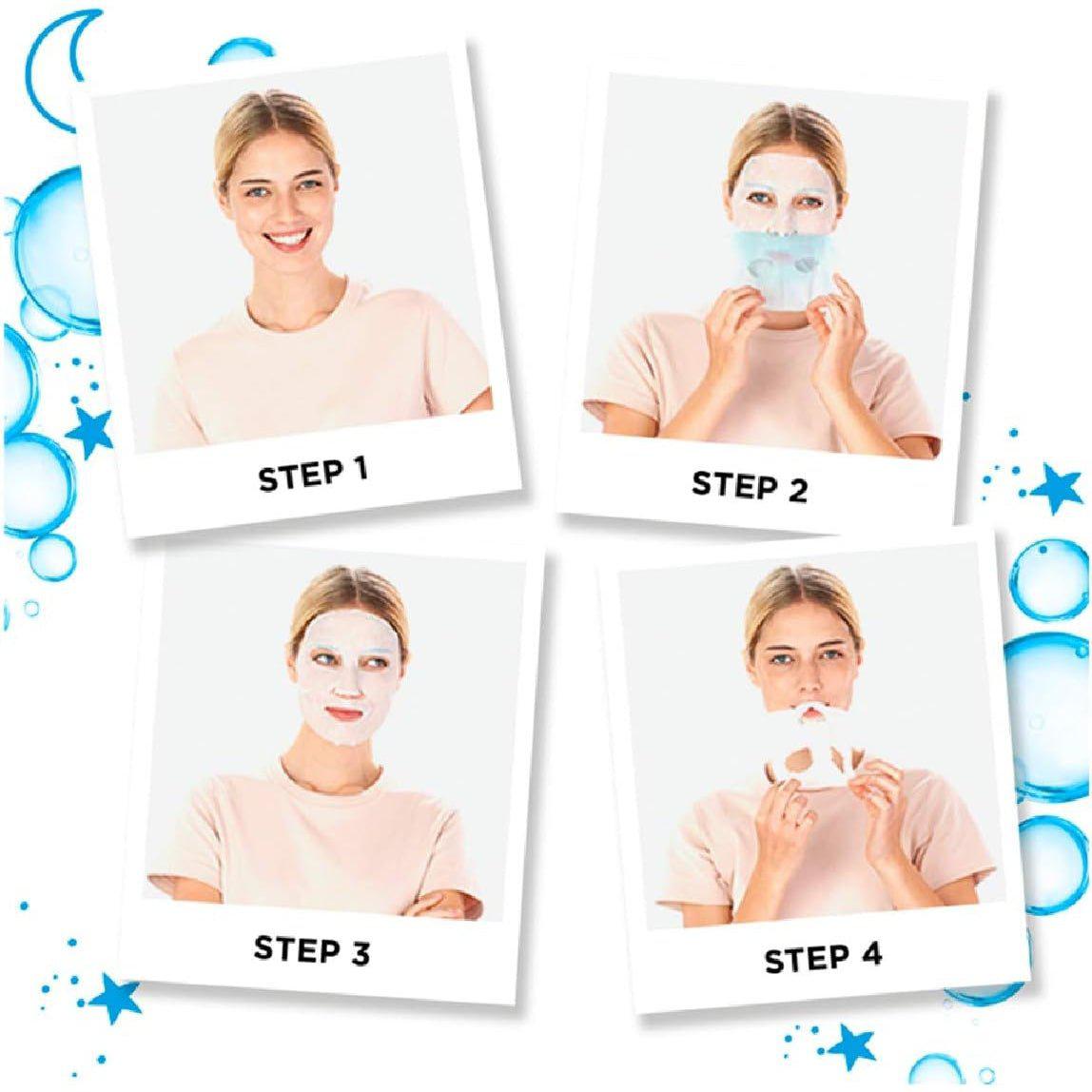 Garnier Moisture Bomb Night-Time Deep Sea Water and Hyaluronic Acid Sheet Mask, 28g - Healthxpress.ie
