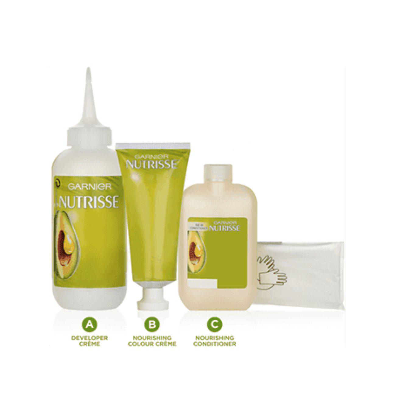 Garnier Nutrisse Permanent Hair Dye - 100% Grey Hair Coverage - Golden Brown 5.3 - Healthxpress.ie