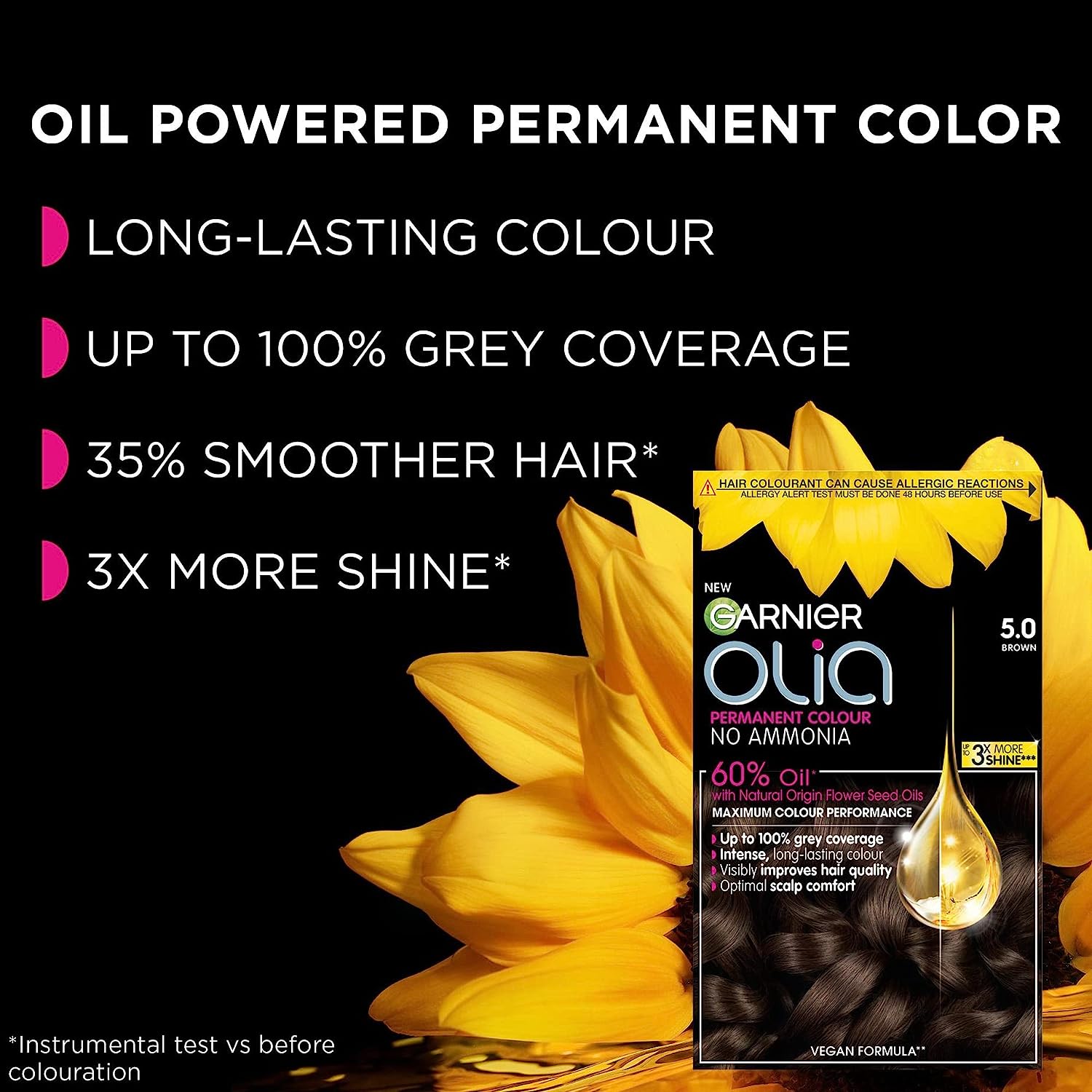 Garnier Olia 4.15 Iced Chocolate Brown Permanent Hair Dye - Healthxpress.ie