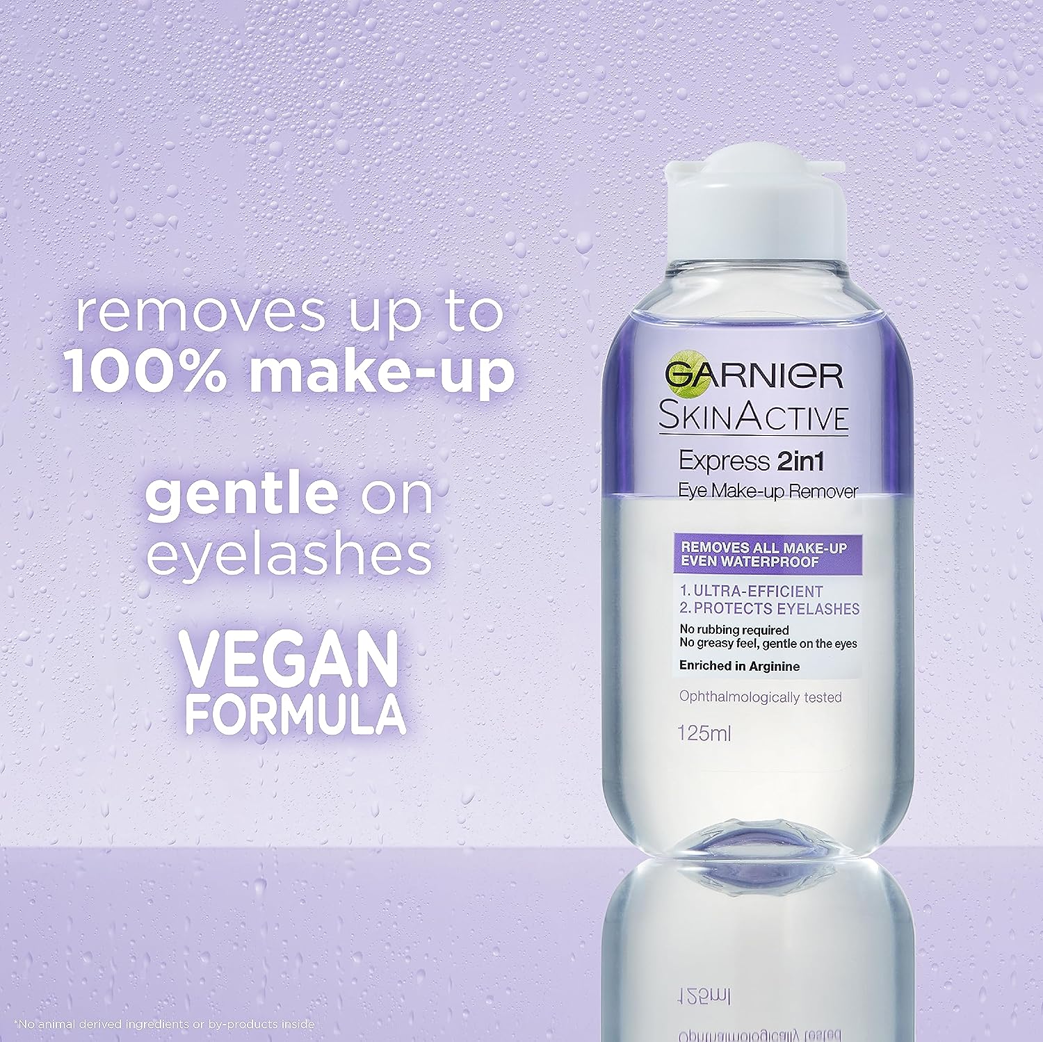 Garnier Skin Active 2 in1 Eye Make Up Remover, Suitable For Waterproof Makeup - 125 ml - Healthxpress.ie