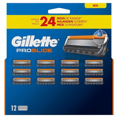 Gillette ProGlide 12pk Men’s Razor Blade Refills,  with 5 Anti-Friction Blades