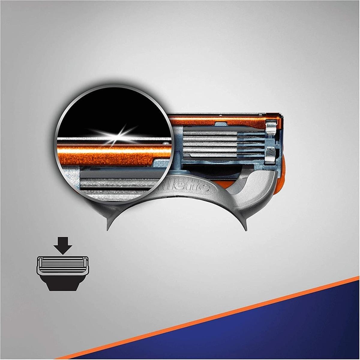 Gillette Fusion5 Power Razor Blades for Men - 8 Pack - Healthxpress.ie