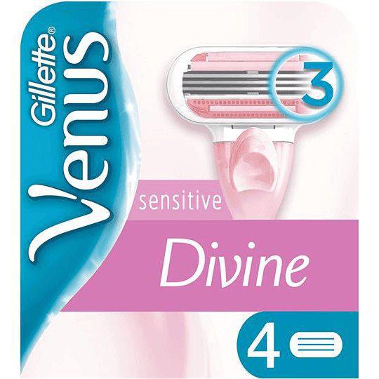 Gillette Venus Divine Sensitive Razor Blades - 4 Pack - Healthxpress.ie