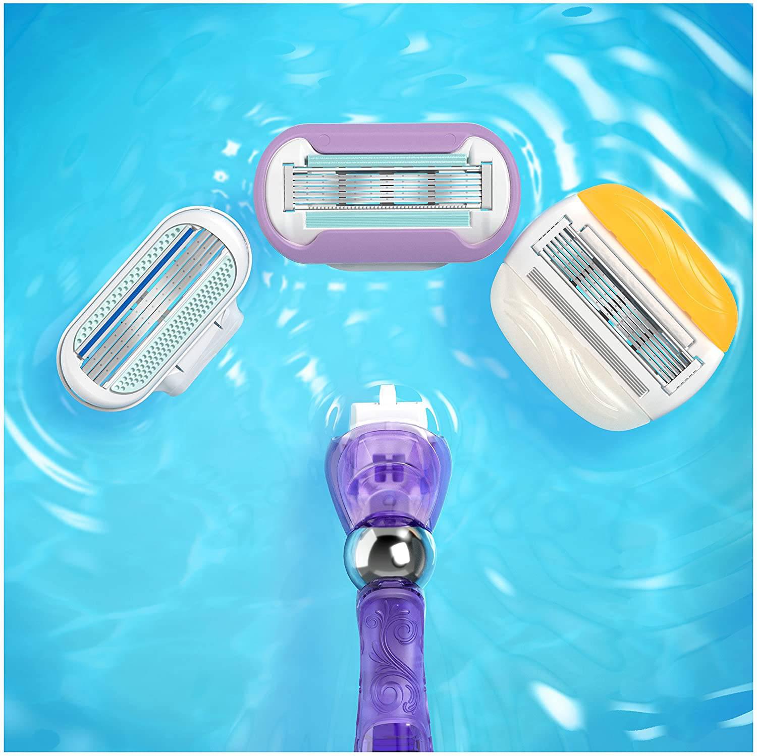 Gillette Venus Swirl Blades 3 Pack - with Water-activated moisture glide - Healthxpress.ie