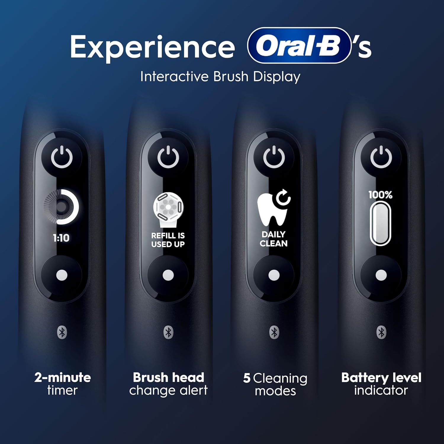 Oral-B iO6 Electric Toothbrush with Revolutionary Magnetic Technology and Micro Vibrations - Black Lava Special Edition