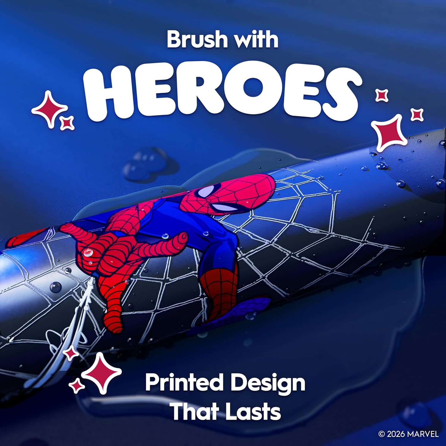 Oral-B iO Kids Marvel Spiderman Electric Toothbrush, with Travel Case, 3 Modes with Kid-Friendly Sensitive Mode, 2-Min Music Timer, for Ages 6+