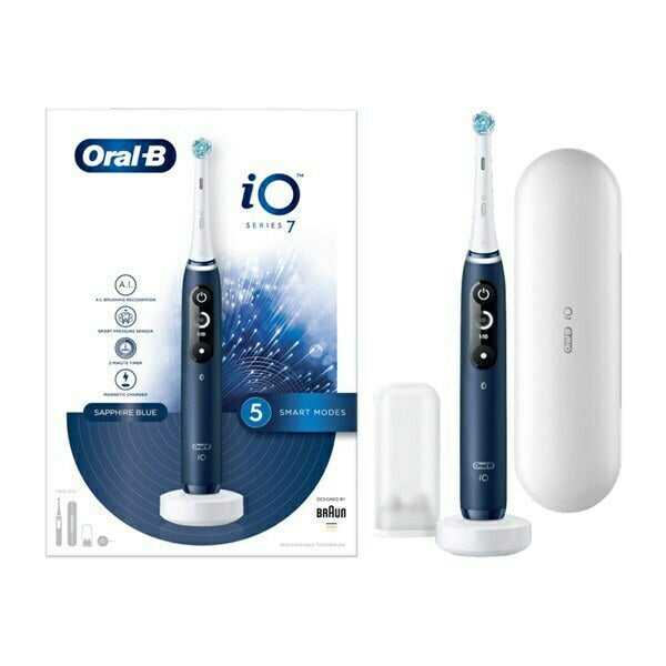 Braun Oral-B iO Series 7N Electric Rechargeable Toothbrush - Sapphire Blue
