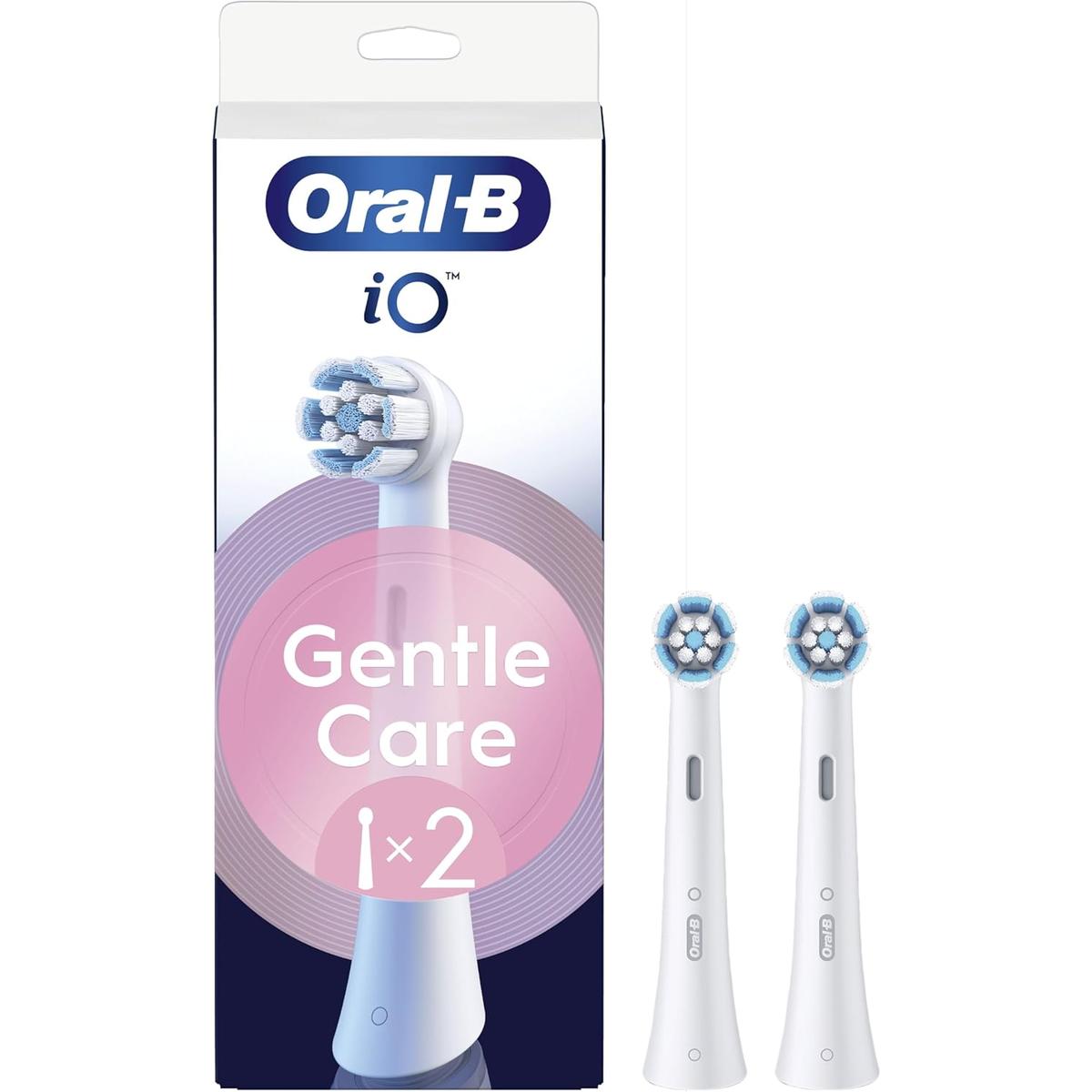 Oral-B iO 2pk Gentle Cleaning Toothbrush Heads for Sensational Mouth Feeling