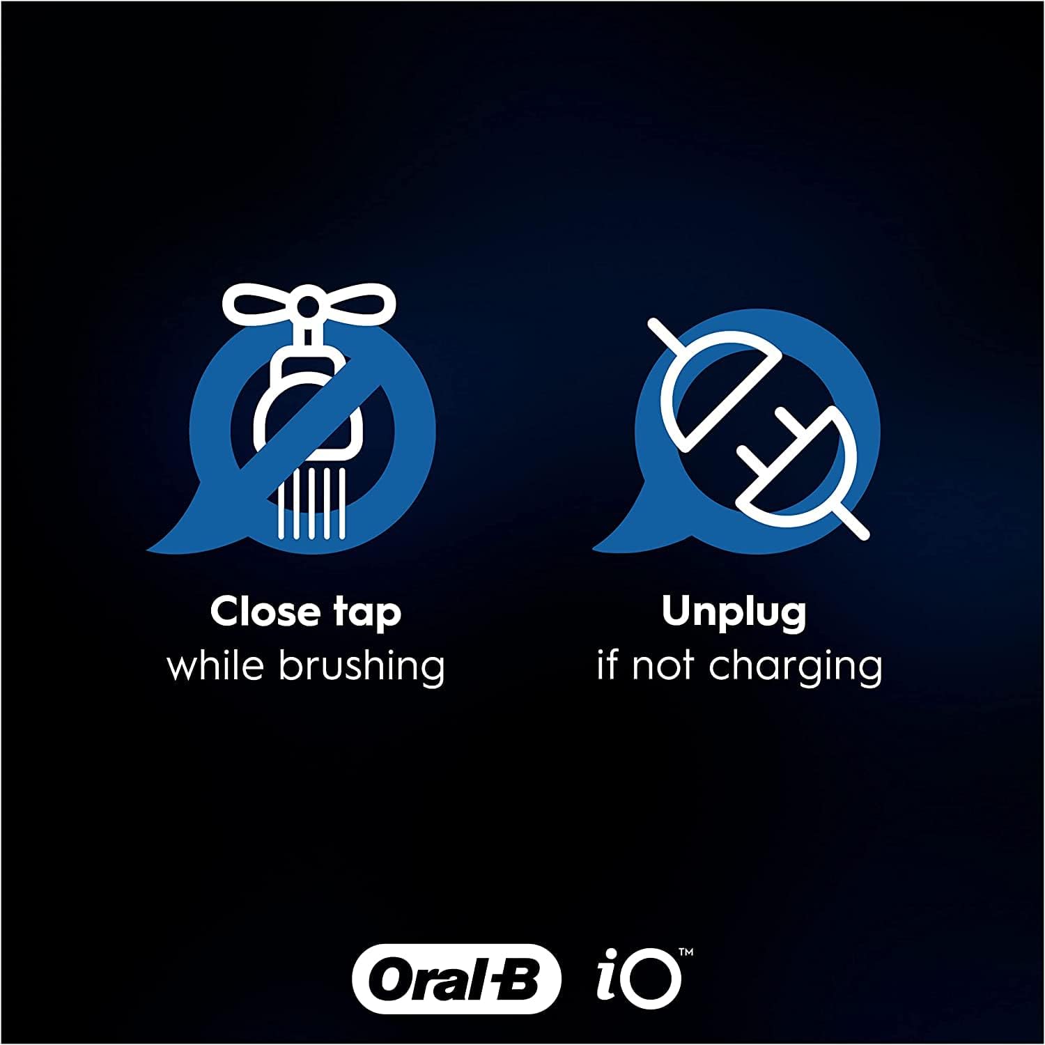 Braun Oral-B iO Series 10 Electric Rechargeable Toothbrush - Cosmic Black