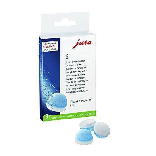 Jura Coffee Machine Cleaning Tablets - Removes Inner Oil Build-Up - Pack of 6 - Healthxpress.ie