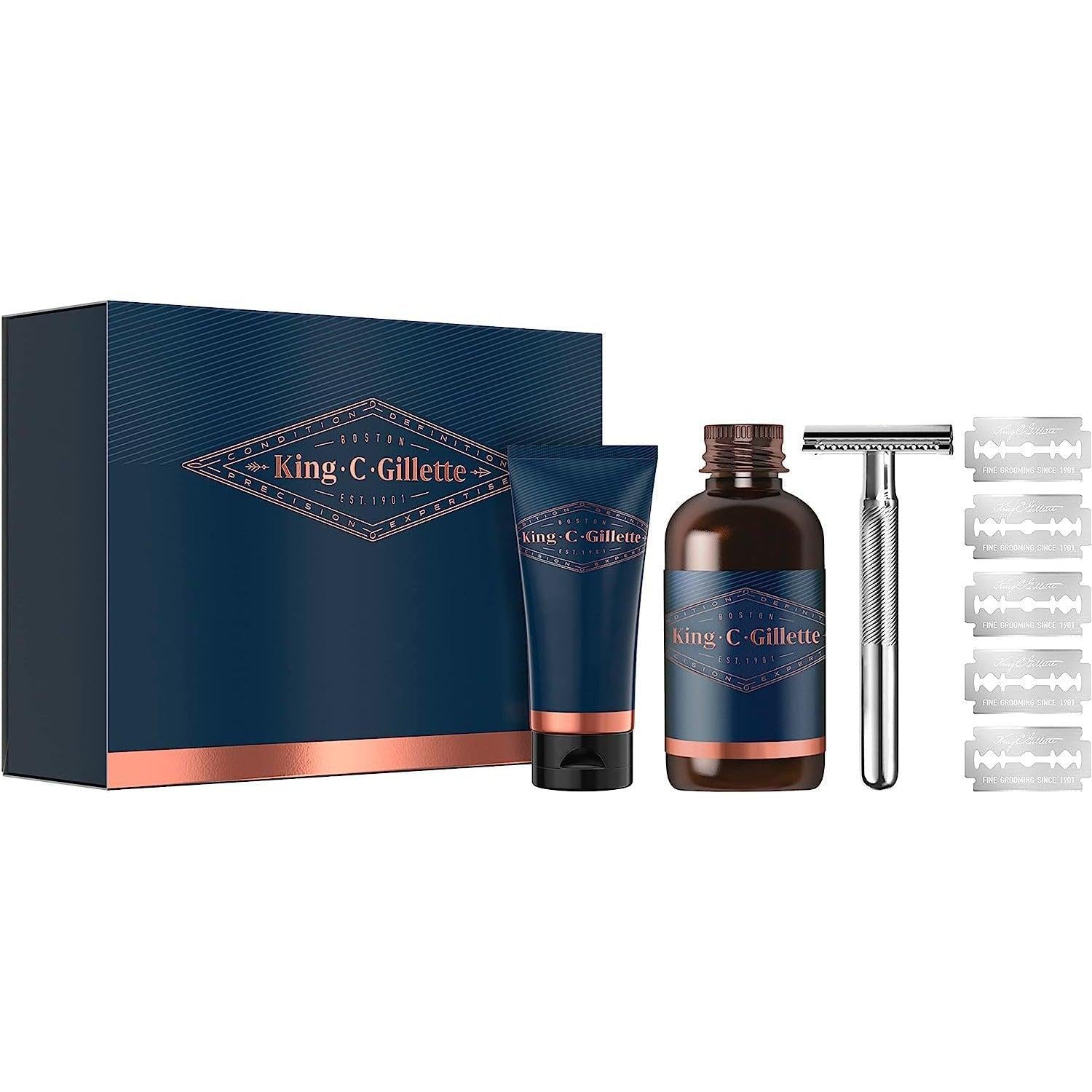 King C. Gillette Compact Beard Styling Gift Set - Healthxpress.ie