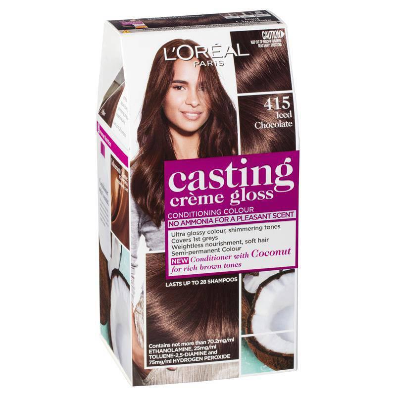 L'oreal Casting Creme Gloss Semi-Permanent Hair Color - Iced Chocolate 415 - Healthxpress.ie