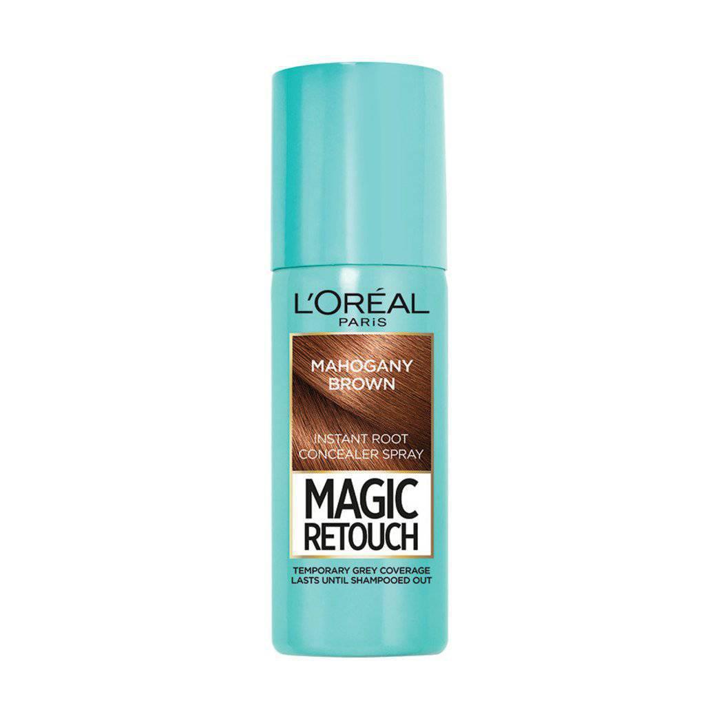 L’oreal Magic Retouch Temporary Instant Grey Root Concealer Spray Mahogany Brown - Healthxpress.ie