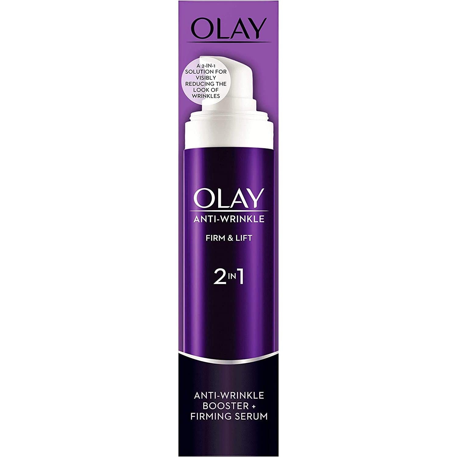 Olay Anti-Wrinkle Firm And Lift 2 in1 Booster and Firming Serum 50 ml - Healthxpress.ie
