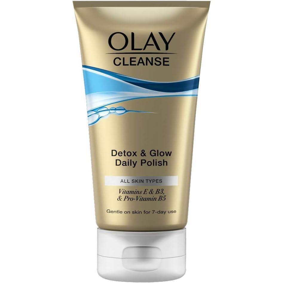 Olay Cleanse Detox & Glow Daily Polish - All Skin Types 150ml - Healthxpress.ie