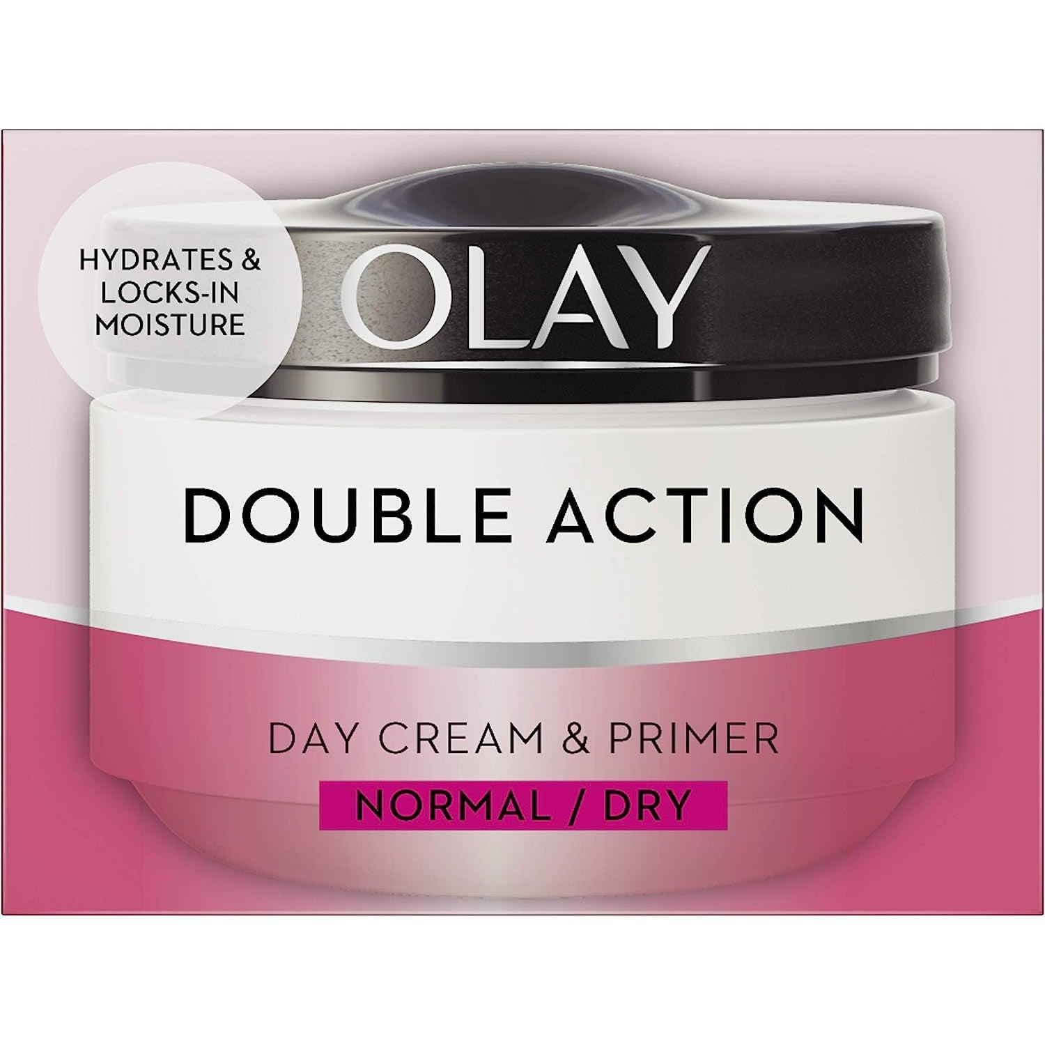 Olay Double Action Day Cream & Primer Normal/Dry, 50ml - Healthxpress.ie