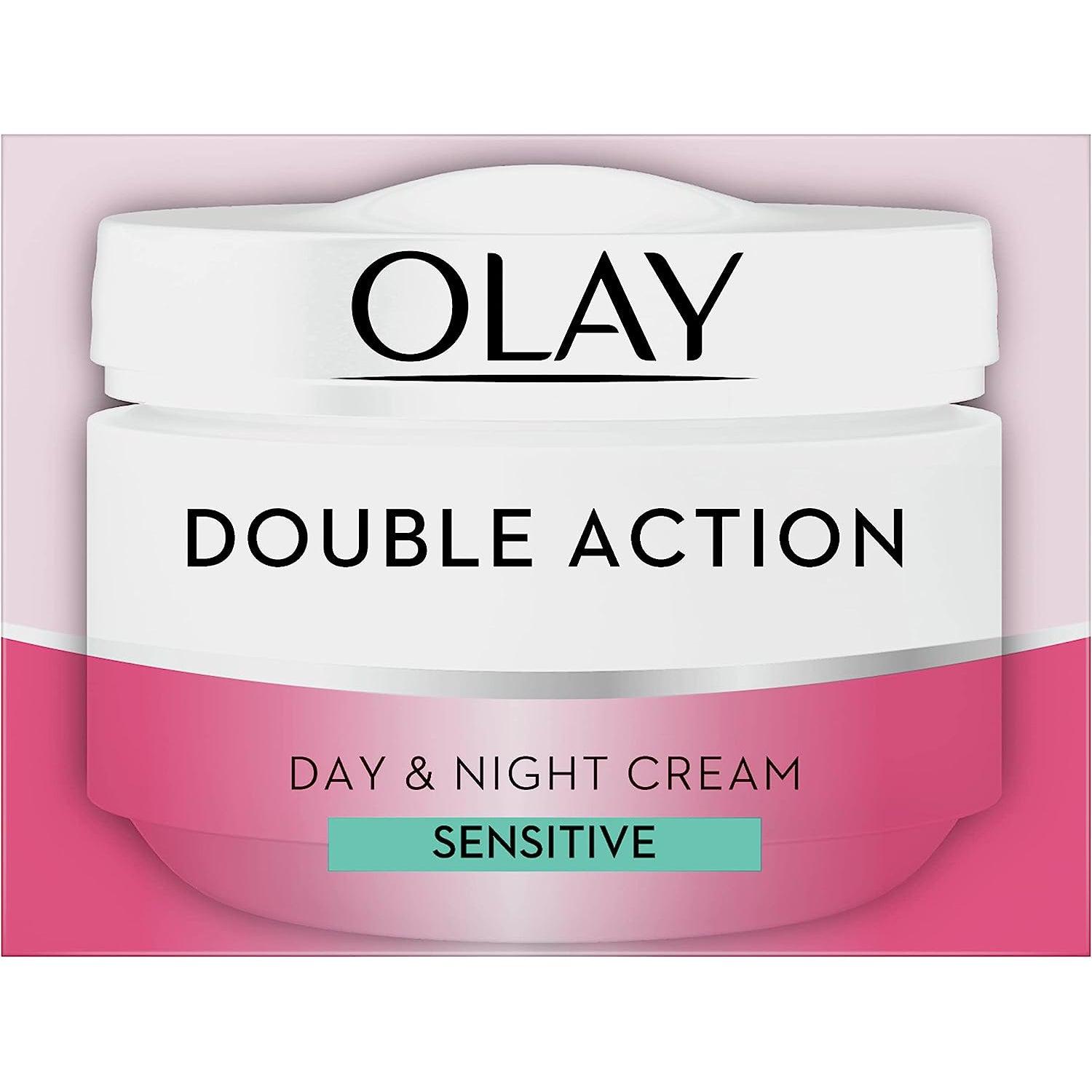 Olay Double Action Day & Night Sensitive Cream, 50ml - Healthxpress.ie