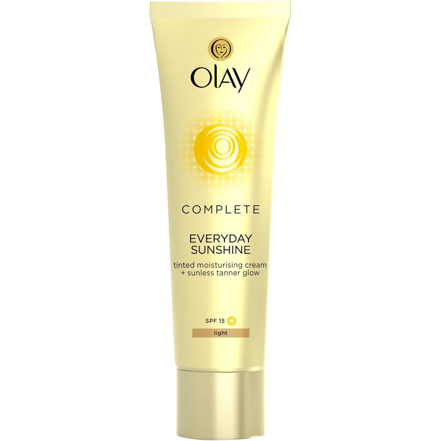 Olay Complete Everyday Sunshine Cream With Sunless Tanner SPF15 Light, 50 ml