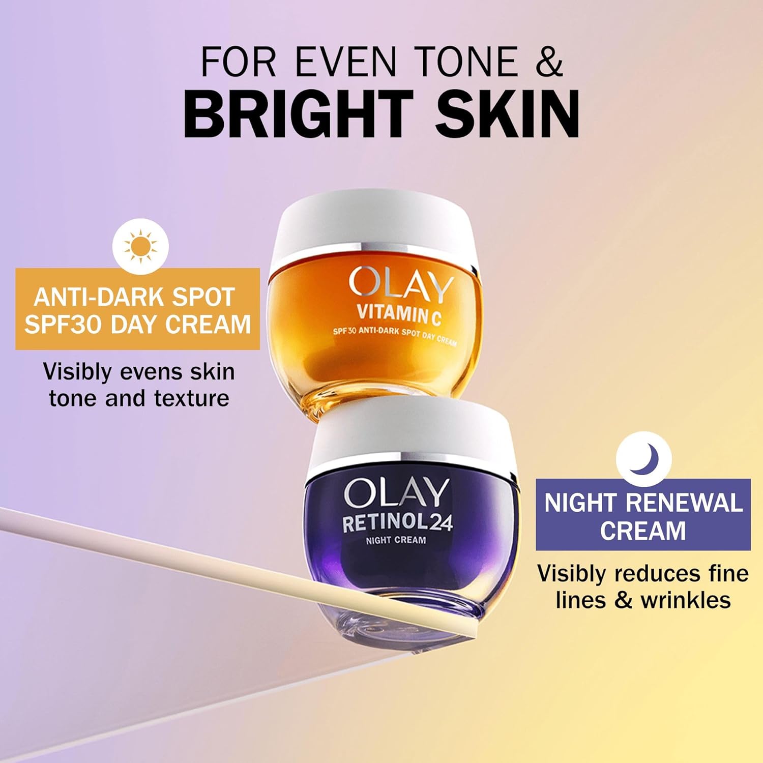 Olay Retinol 24 Night Renewal Cream, Skincare ,Overnight Anti Aging Skin Care: Smooths, Renews and Hydrates, 50ml