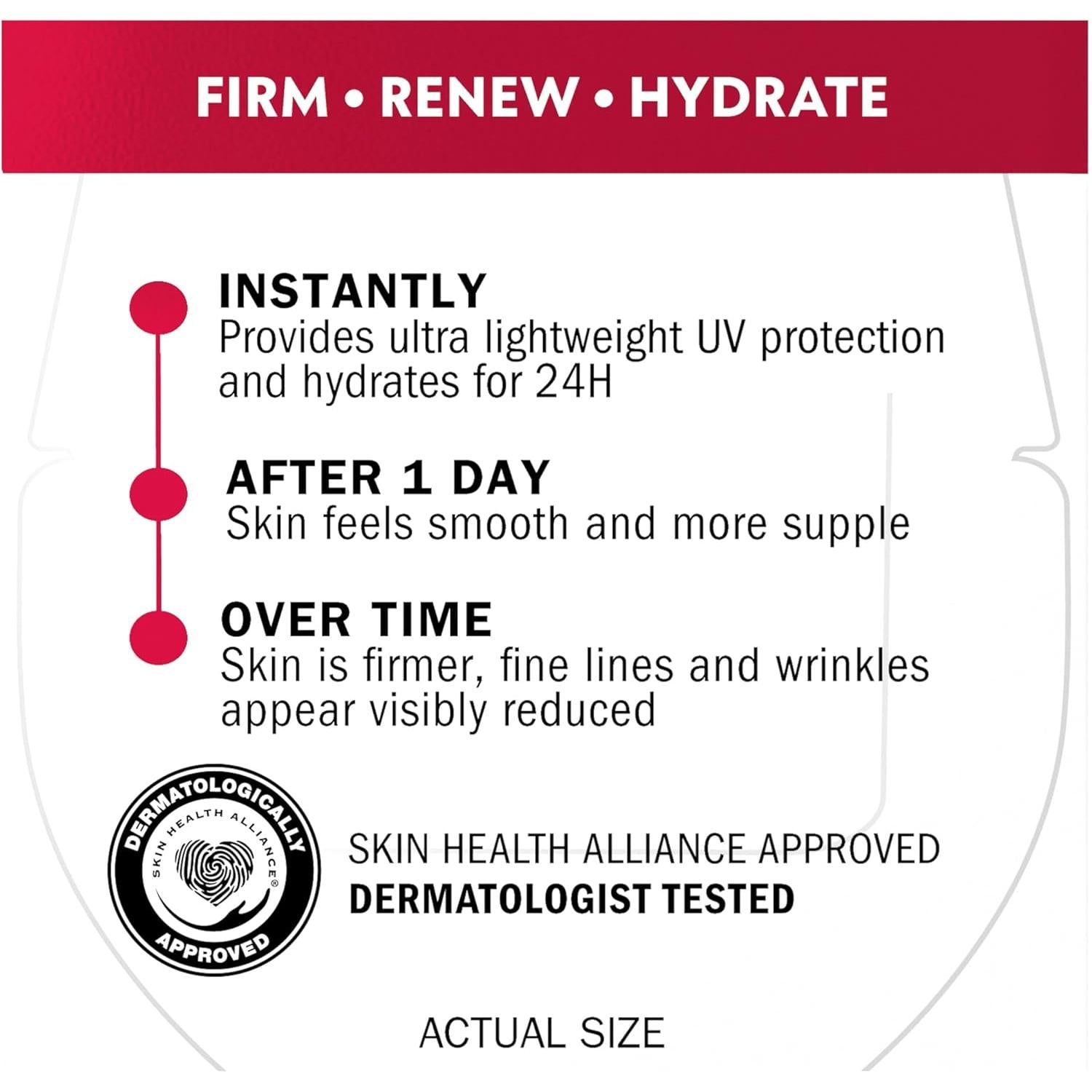 Olay Regenerist Whip Day Face Cream SPF30, Lightweight Anti-Wrinkle Firming Skincare Moisturiser 50ml