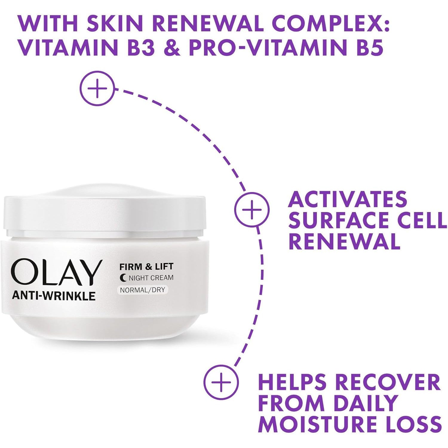 OLAY Anti-Wrinkle Firm & Lift Night Cream - Normal to Dry Skin