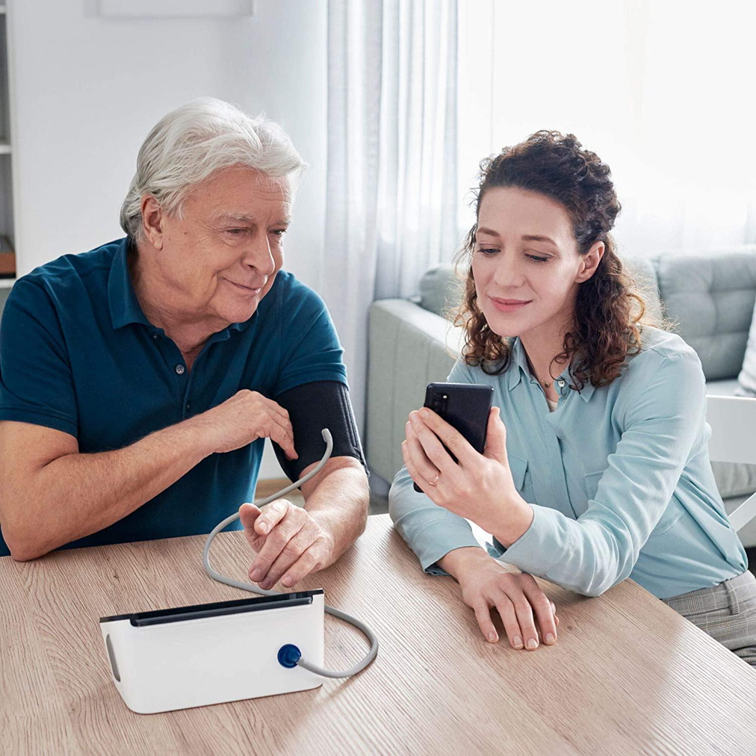 OMRON Complete Smart Home Blood Pressure Monitor and ECG for Hypertension Monitoring and AFib screening at Home - Healthxpress.ie
