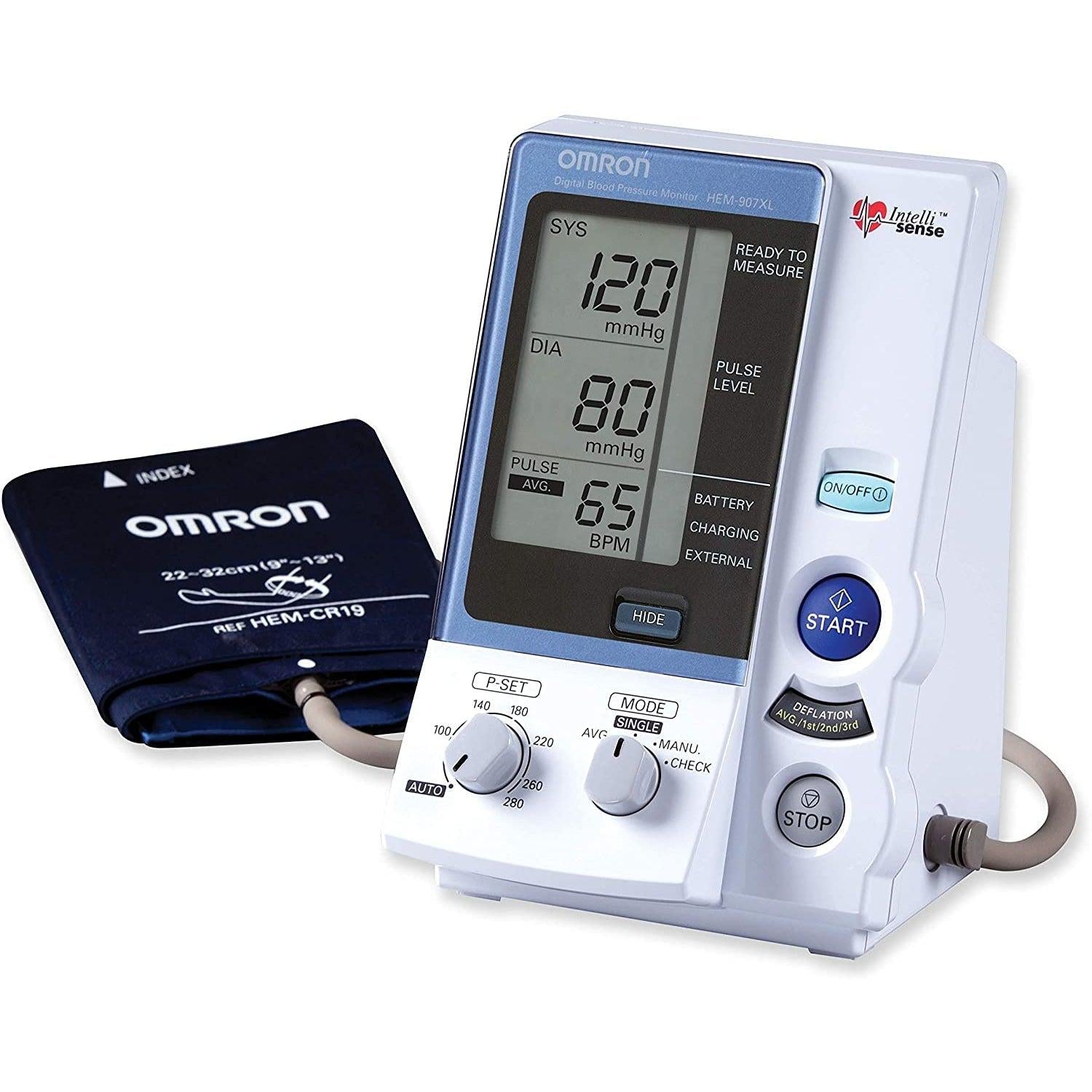 Omron HEM 907XL IntelliSense Professional Digital Blood Pressure Monitor - Healthxpress.ie