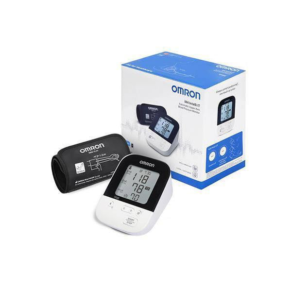 Omron M4 Intelli IT Automatic Upper Arm Blood Pressure Monitor - Intelli Wrap Cuff (22–42cm) - Healthxpress.ie