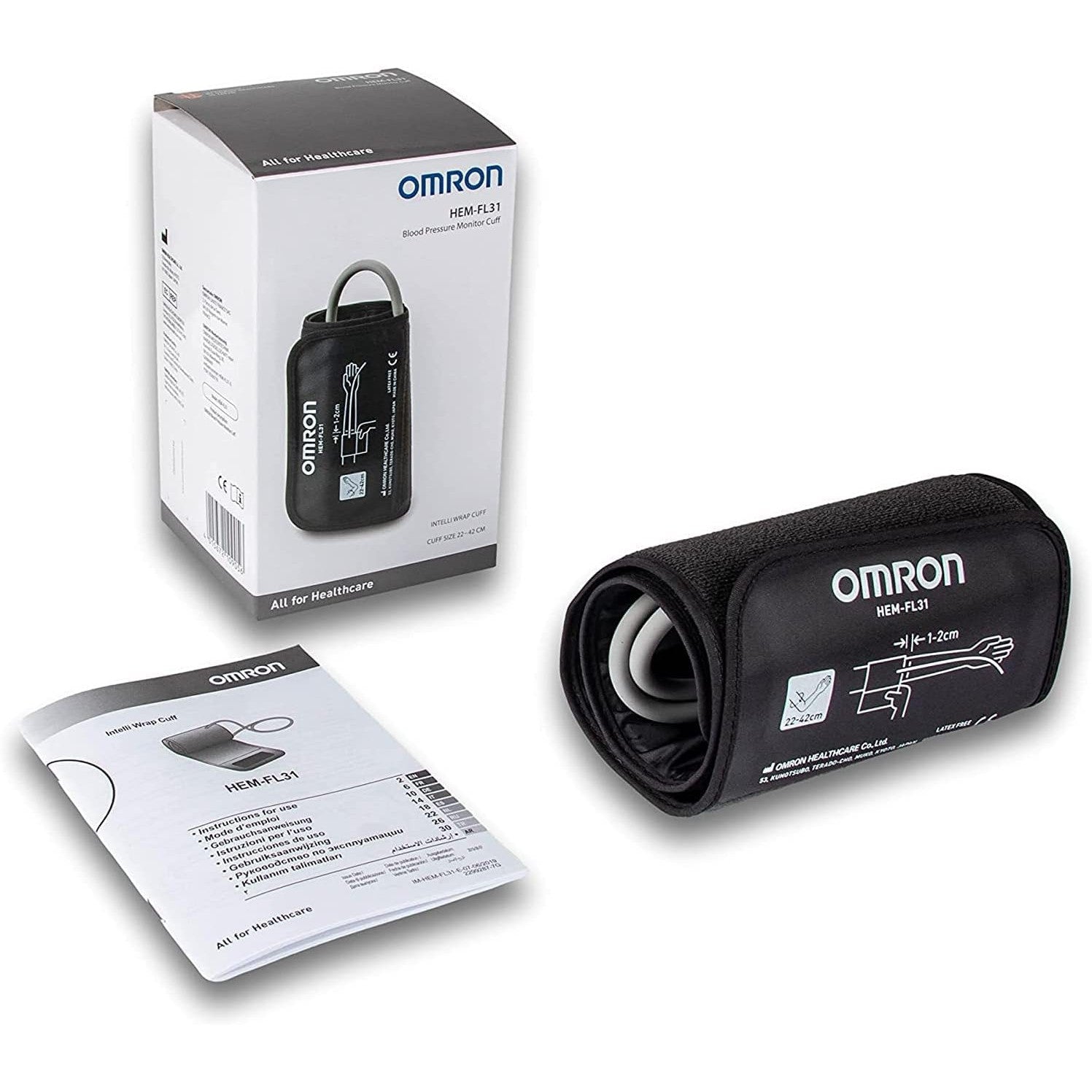 OMRON Intelli Wrap Cuff  (22 - 42 cm) HEM-FL31-E for OMRON Upper Arm Blood Pressure Monitors