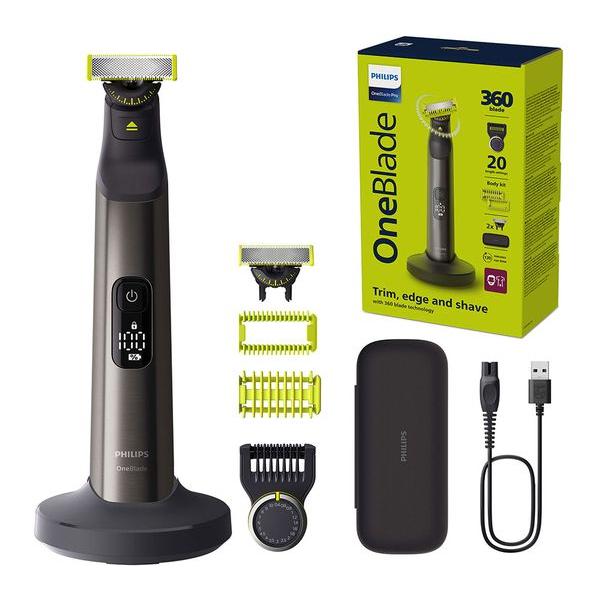 PHILIPS OneBlade Pro 360 QP6652/61 Wet & Dry Foil Shaver - Black