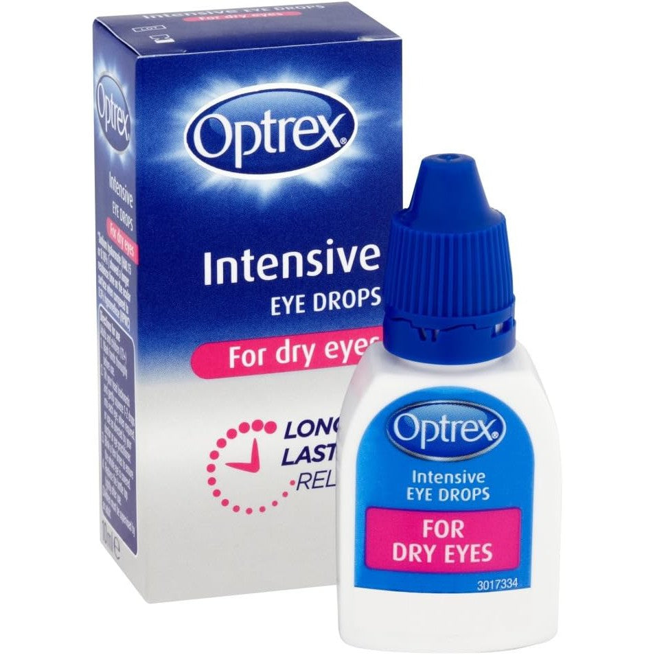 Optrex Intensive Eye Drops For Dry Eyes Long Lasting 10ml