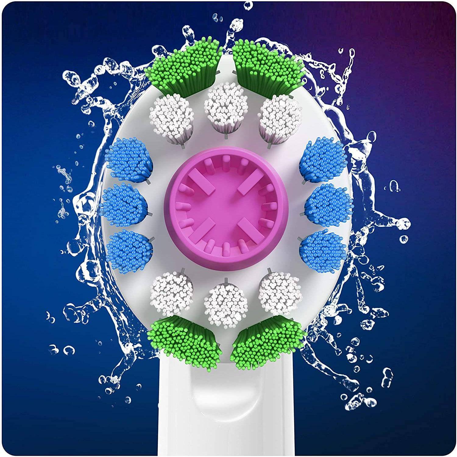 Oral-B 3D White Power Replacement Toothbrush Heads - Round Head - with Cleanmaximiser Technology Pack of 5 - Healthxpress.ie