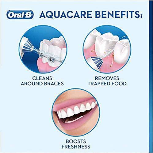 Oral-B Aquacare 4 Water Flosser Cordless Irrigator, Featuring Oxyjet Technology and 4 Cleaning Modes, UK 2 Pin Plug - Healthxpress.ie