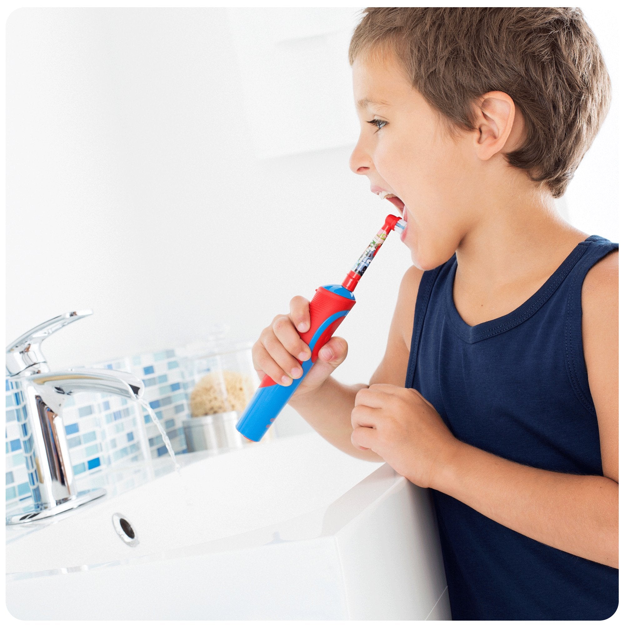 Oral-B Cars Kids Electric Rechargeable Toothbrush with 2 Replacement Brush Heads - Healthxpress.ie