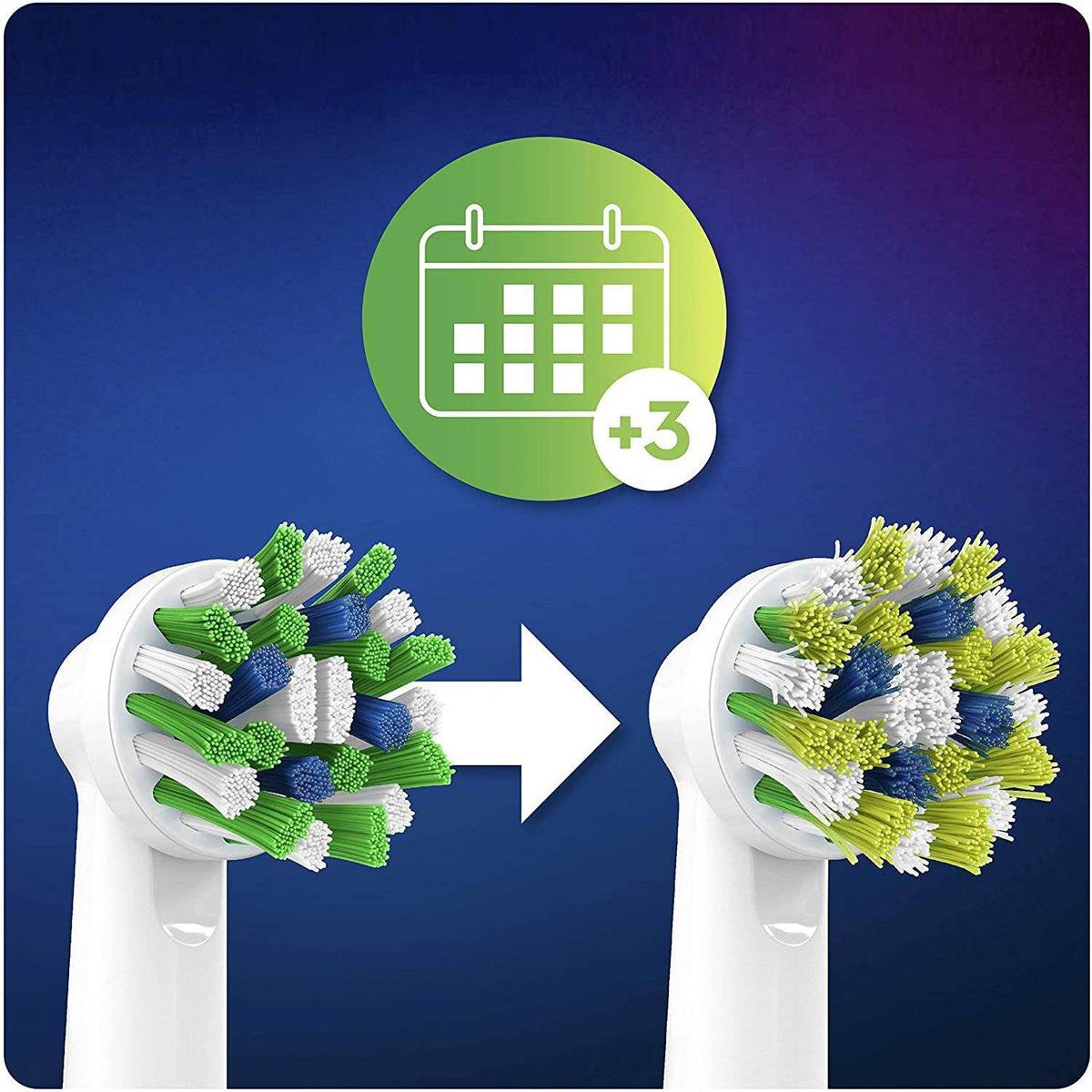 Oral-B CrossAction 2pk Replacement Toothbrush  Heads - White - Healthxpress.ie