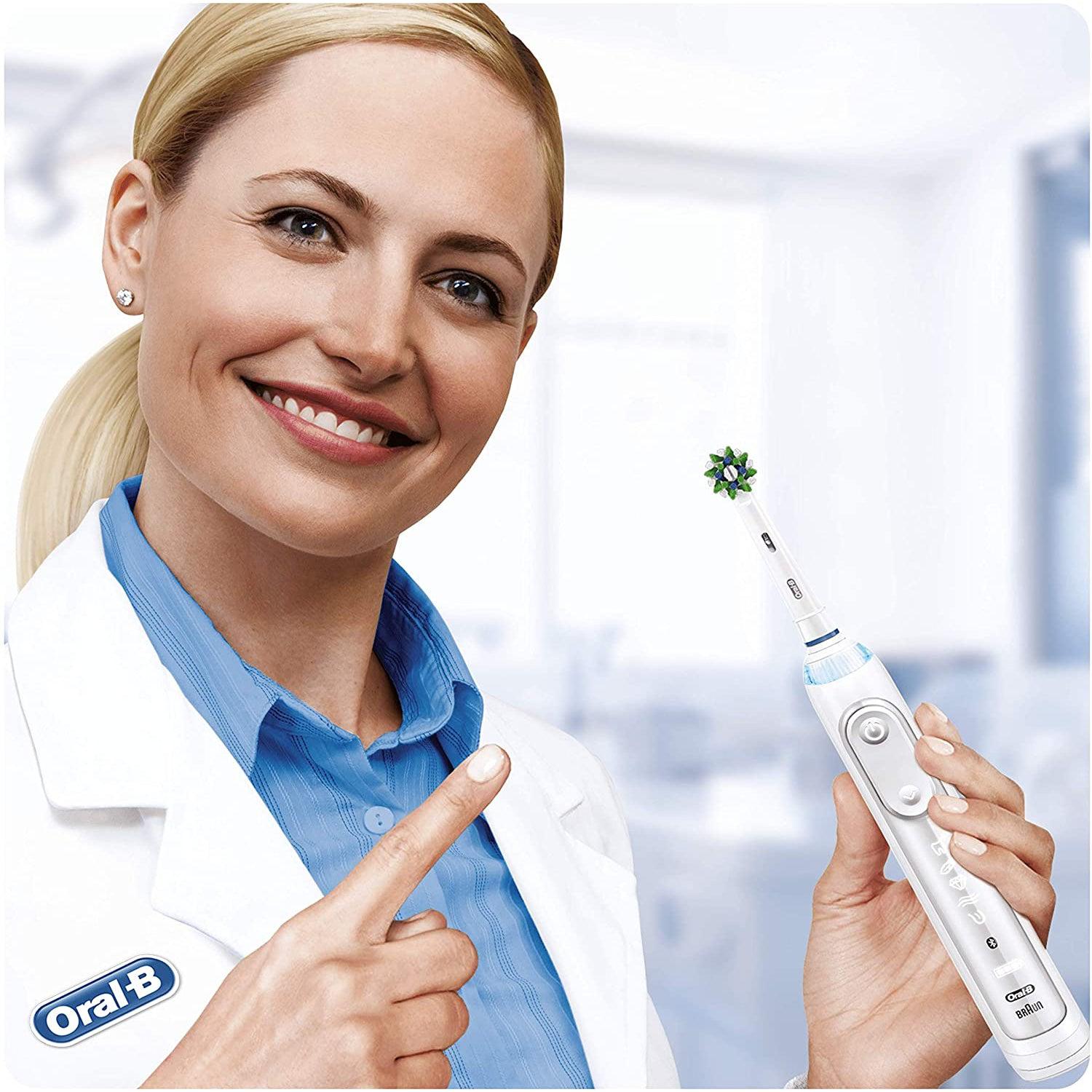 Oral-B CrossAction 3pk CleanMaximiser Replacement Toothbrush Heads - White - Healthxpress.ie