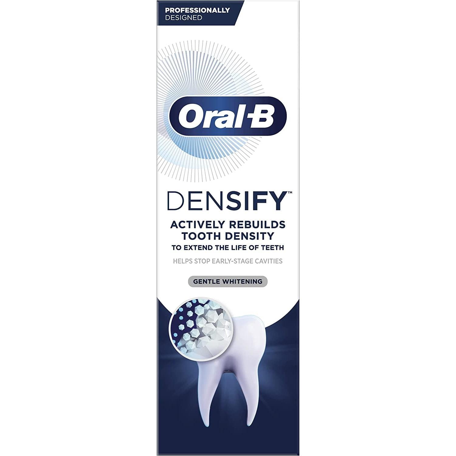 Oral-B Densify Gentle Whitening Toothpaste75ml - Rebuilds Tooth Density - Healthxpress.ie