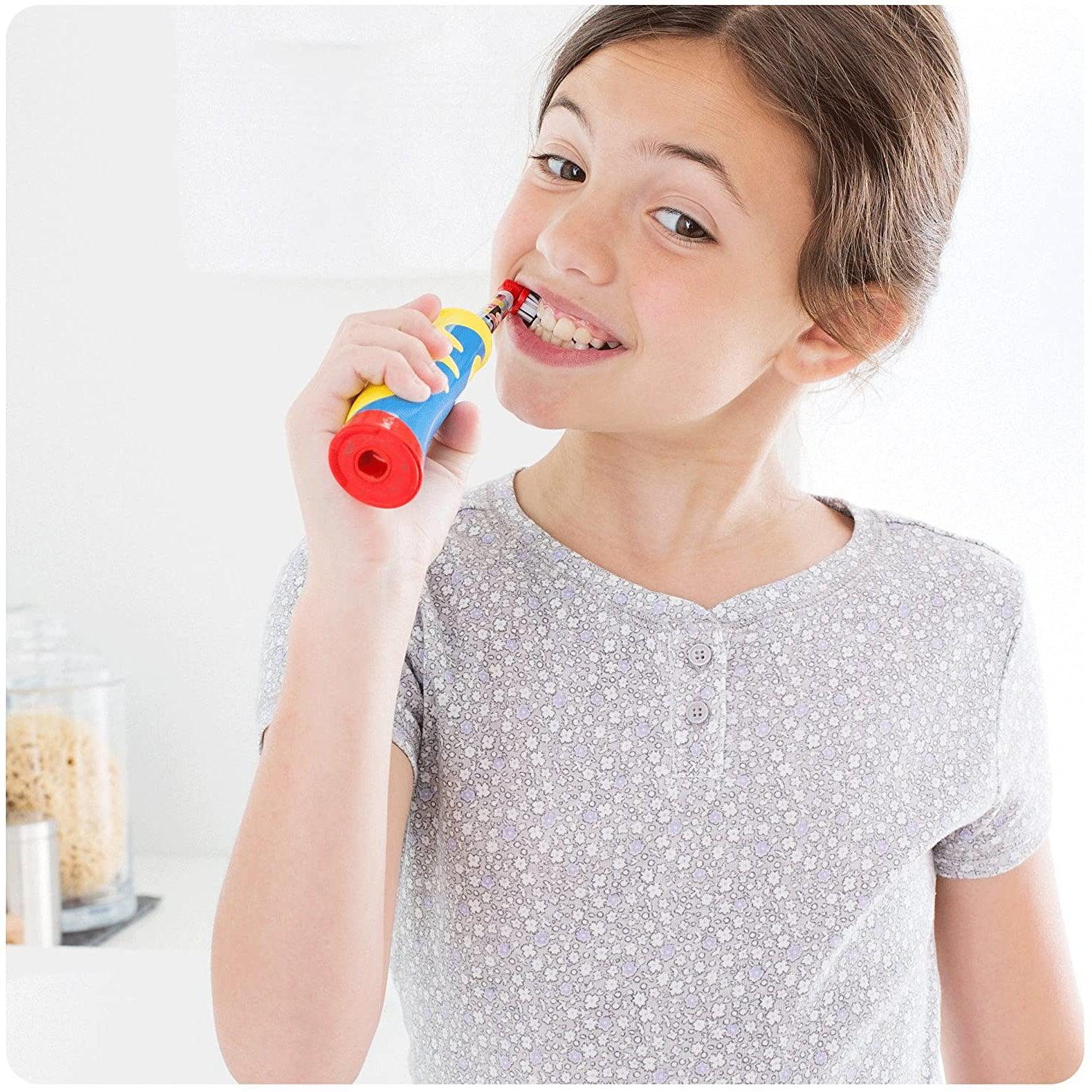 Oral-B Frozen Kids Electric Rechargeable Toothbrush with 2 Replacement Brush Heads - Healthxpress.ie