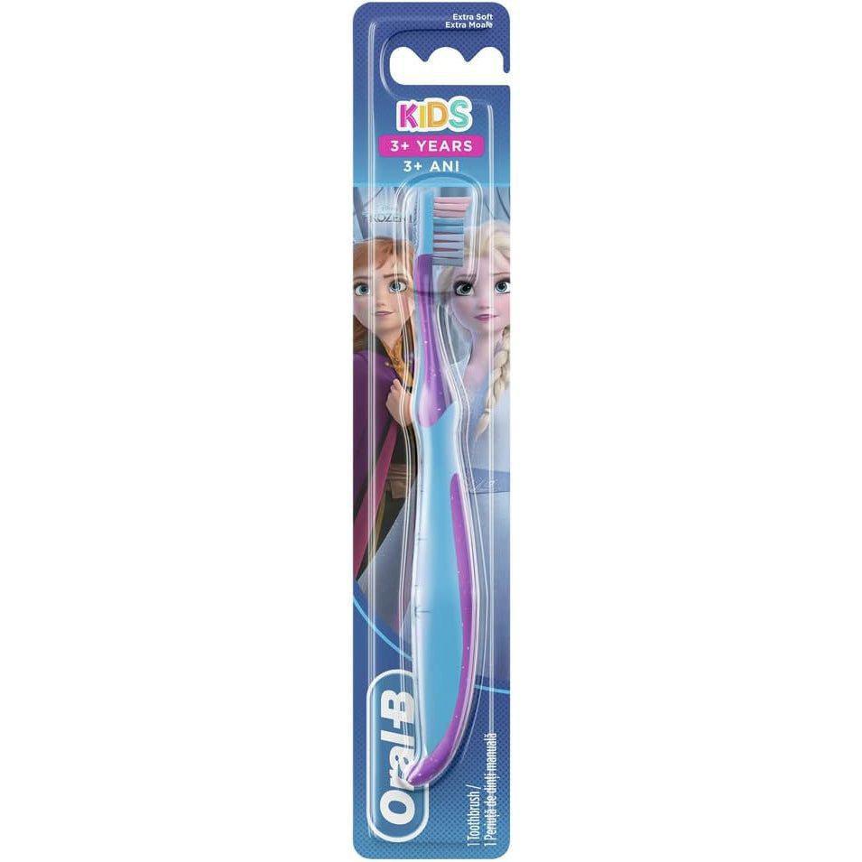 Oral-B Frozen Kids Manual Toothbrush Soft Bristles, 3-5 Years Old - Healthxpress.ie