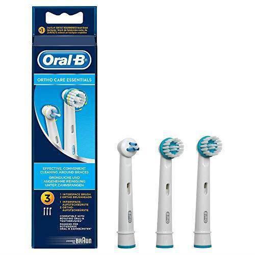 Oral-B Genuine Ortho Care Essentials Replacement Heads - 1 Interspace, 2 Ortho - Healthxpress.ie